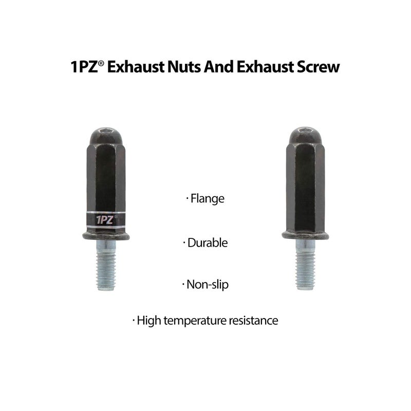 1PZ EBG-001 Exhaust Bolt and Gasket for GY6 50 cc 70cc 90 cc 110cc 125 cc 150cc Scooters ATVs Go Karts Moped Quad 4 Wheeler Dune Buggy Sandrail Taotao Sunl Coolster Jonway Roketa - Image 5
